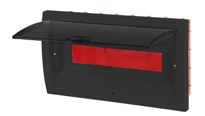 Rozdzielnica podtynkowa 18 modułowa CZARNA CZRM-PT-18M-69393 Rozdzielnica podtynkowa 18 modułowa CZARNA CZRM-PT-18M-69393
