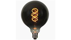 LED line PRIME żarówka LED E27 4W 1800K bardzo ciepła 150lm 220-240V FILAMENT G125 KULA RETRO EDISON VINTAGE GRAFIT ŚCIEMNIALNA-