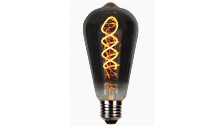 LED line PRIME żarówka LED E27 4W 1800K bardzo ciepła 150lm 220-240V FILAMENT ST64 RETRO EDISON VINTAGE GRAFIT ŚCIEMNIALNA 5 lat