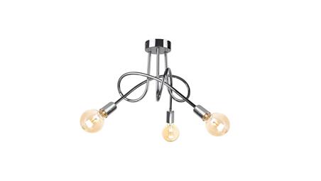 Lampa sufitowa nowoczesna 3xE27 RUMBA SILVER-60959