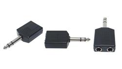 Redukcja wt.Jack 6,3/2gn.Jack 6,3 stereo plastik-33867