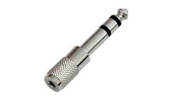 Redukcja wt.Jack 6,3/gn.Jack 3,5 stereo metal-33875
