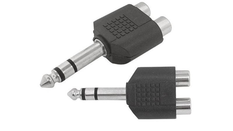 Redukcja wt.Jack 6,3/2gn.RCA stereo-33870