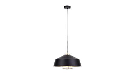 Lampa wisząca nowoczesna loftowa 1xE27 ELECTRA GOLD/BLACK-60991
