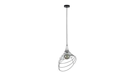 Lampa wisząca nowoczesna loftowa 1xE27 ENYO SILVER-60996