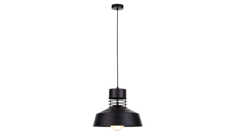 Lampa wisząca nowoczesna loftowa 1xE27 TITANIUM BLACK-60998