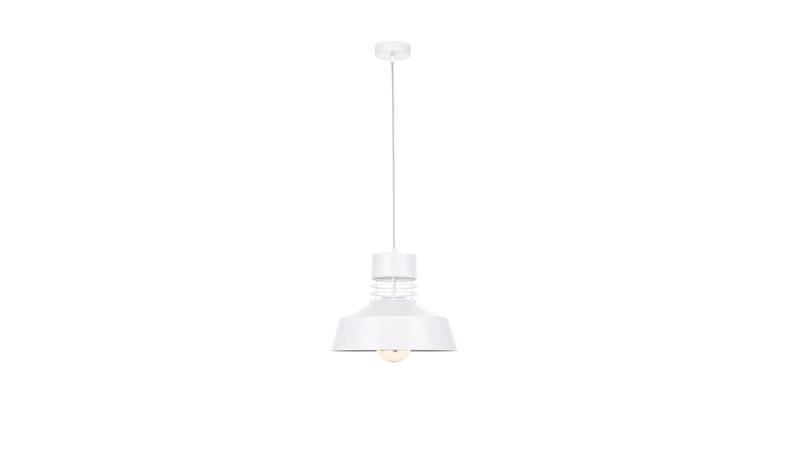 Lampa wisząca nowoczesna loftowa 1xE27 TITANIUM WHITE-60999