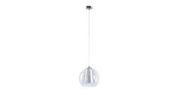 Lampa wisząca nowoczesna z abażurem 1xE27 KULA SILVER-61000