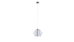Lampa wisząca nowoczesna z abażurem1xE27 RODES SILVER-61002