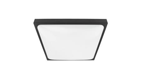 PLAFON 2xE27 N/T KWADRAT CZARNY-58259
