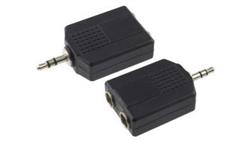 Redukcja wt.Jack 3,5/2gn.Jack 6,3 stereo plastik-33884