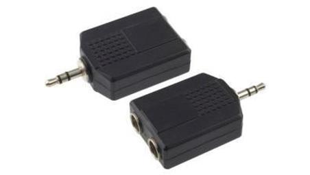 Redukcja wt.Jack 3,5/2gn.Jack 6,3 stereo plastik-33884