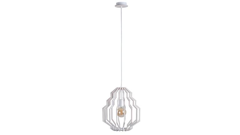 Lampa wisząca nowoczesna drewno 1xE27 RUFO-61015