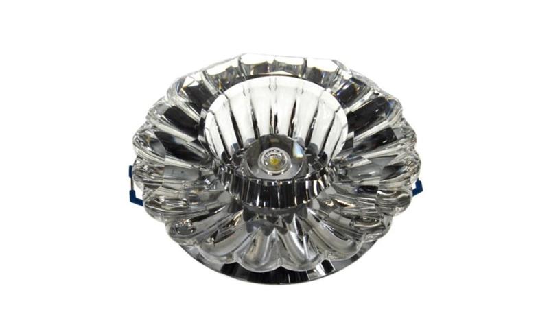 Downlight LED kryształ 42 1*3W biały zimny-54187