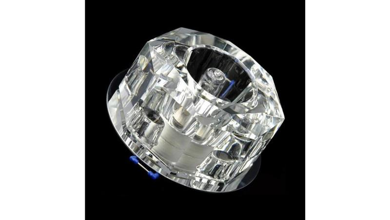 Downlight LED kryształ 35 1*3W biały zimny-54237