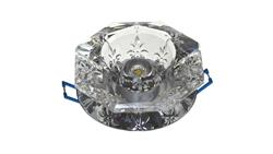 Downlight LED kryształ 9 1*3W biały zimny-54158