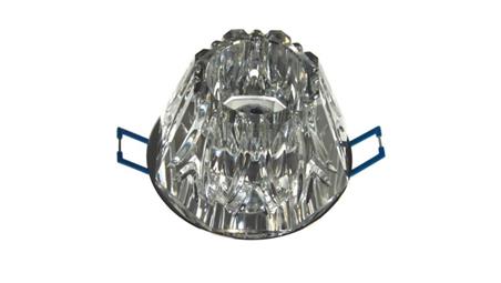 Downlight LED kryształ 3 1*3W biały zimny-54181