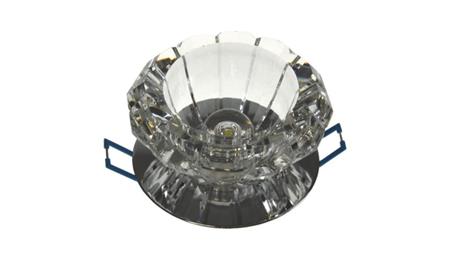 Downlight LED kryształ 5 1*3W biały zimny-54229
