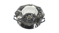 Downlight LED kryształ 7 1*3W biały zimny-54216