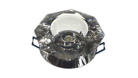 Downlight LED kryształ 7 1*3W biały zimny-54216