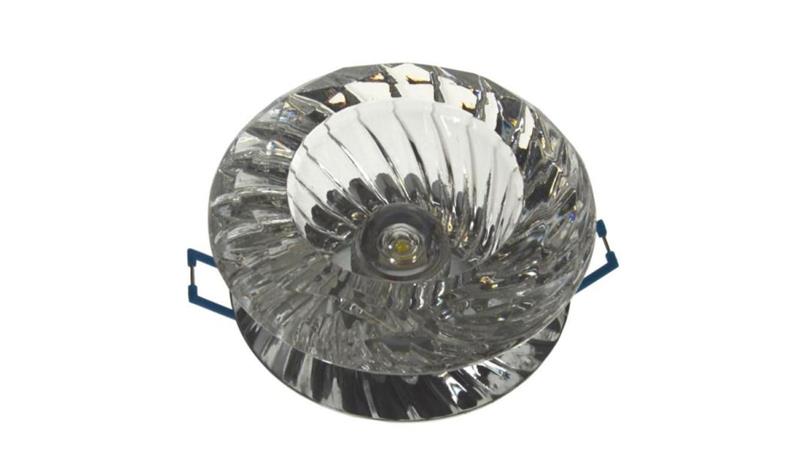 Downlight LED kryształ 13 1*3W biały zimny-54220