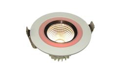 Downlight LED COB CALON 7W+3W biały ciepły+czer--54219