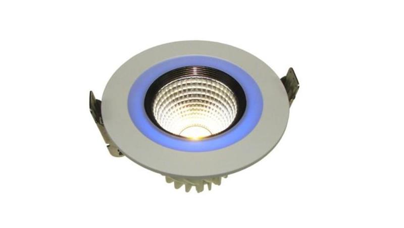 Downlight LED COB CALON 7W+3W biały ciepły+niebi--54189