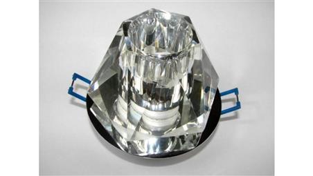 Downlight LED kryształ 15 1*3W biały zimny-54203