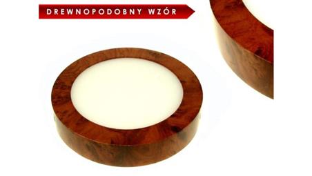 Panel led Winter 12W 230V drewnopodobny A DW-55108