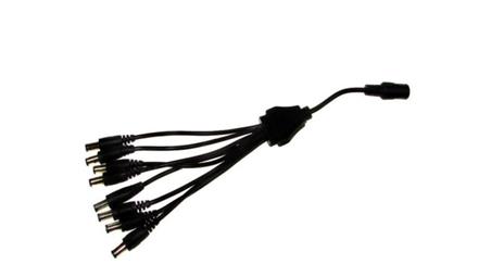 Rozgałęźnik zasilania DC 1gn./8wt. 2,5/5,5 25cm-55891