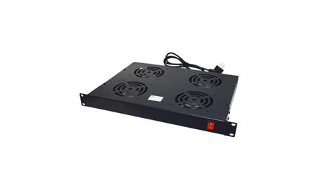 Panel wentylacyjny x4 19cali1U RAL9004-63562