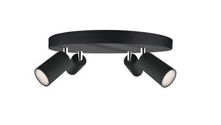 Spot nowoczesny 4x GU10 EYE BLACK-61038