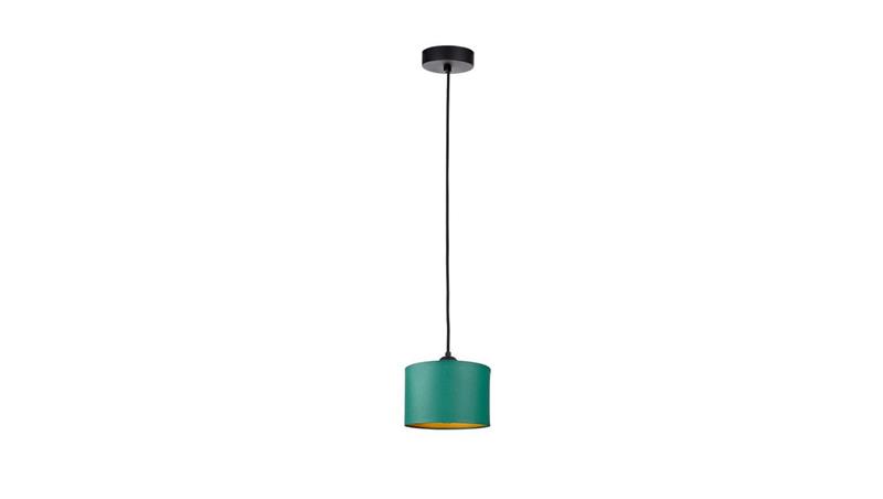 Lampa wisząca nowoczesna abażur 1xE27 FLOW GREEN-61044