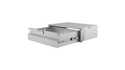 Szuflada z zamkiem do szafy RACK 19 3U 320mm szara na narzędzia, sprzęt i dokumenty-63556