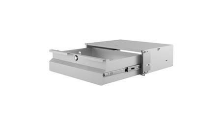Szuflada z zamkiem do szafy RACK 19 3U 320mm szara na narzędzia, sprzęt i dokumenty-63556