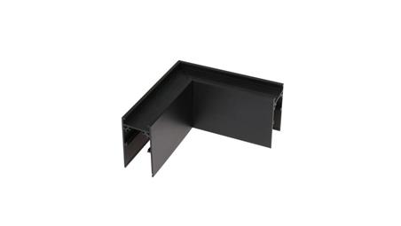 Łącznik L poziomy sufitowy do szynoprzewodów magnetyczncych czarny system SHIFT WLD+40021 Spectrum-56452