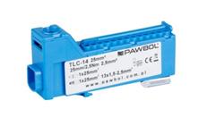 Listwa zaciskowa bezgwintowa LZB 14/N niebieska /8-67937