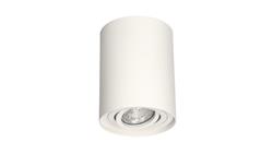 Lampa sufitowa HARYS O natynkowa oprawa punktowa nowoczesna TUBA okrągła GU10 biała MK MEGAKABEL-63155