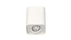 Lampa sufitowa HARYS K natynkowa oprawa punktowa nowoczesna TUBA kwadratowa GU10 biała MK MEGAKABEL-63156