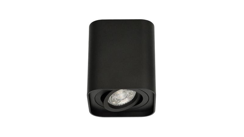 Lampa sufitowa HARYS K natynkowa oprawa punktowa nowoczesna TUBA kwadratowa GU10 czarna MK MEGAKABEL-63157 Lampa sufitowa HARYS K natynkowa oprawa punktowa nowoczesna TUBA kwadratowa GU10 czarna MK MEGAKABEL-63157