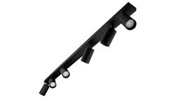 Lampa sufitowa EYES VI reflektor plafon litwa 6xGU10 regulowane tuby kolor czarny MK MEGAKABEL-54249