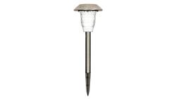 Lampa solarna ogrodowa CRYSTALS wbijana LED srebrna oświetelnie ścieżki CPD-002 MK MEGAKABEL-54733