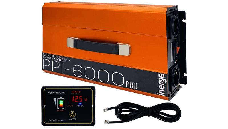 Przetwornica napięcia Maximus PPI-6000 PRO 12VDC/230VAC 6000VA/3000W Inerge-13189