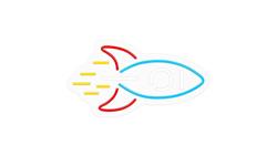 Neon PLEXI LED RAKIETA multikolor NNE18 Neolia-60316