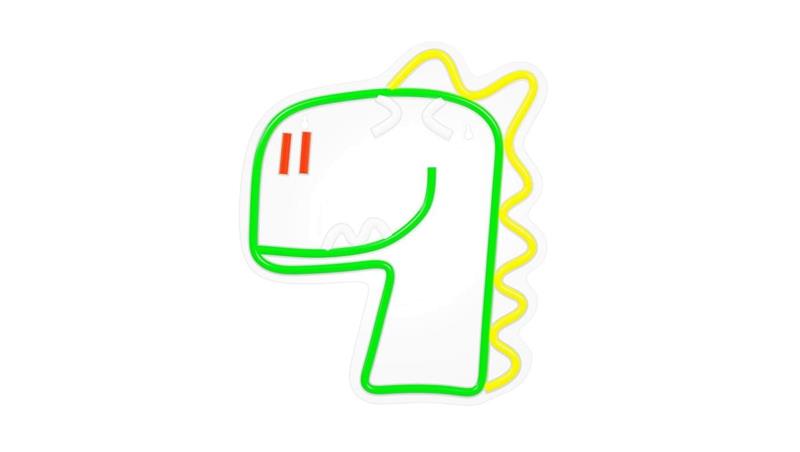 Neon PLEXI LED JURASSIC DINO zielony FLNJ02 Forever Light-60310 Neon PLEXI LED JURASSIC DINO zielony FLNJ02 Forever Light-60310