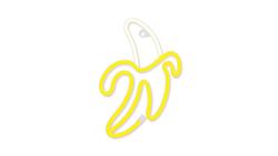 Neon LED BANAN biały żółty Bat + USB FLNE10 Forever Light-60315