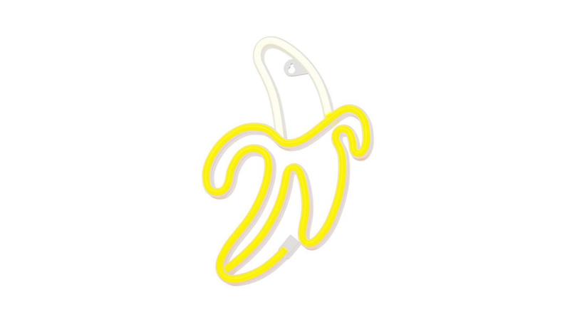 Neon LED BANAN biały żółty Bat + USB FLNE10 Forever Light-60315