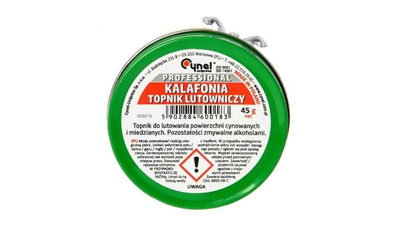 CYNEL UNIPRESS KALAFONIA 45G Topnik lutowniczy PROFESSIONAL-80841