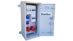 ROZDZIELNICA BUDOWLANA NA ELEWACJĘ (2X2P+Z, 1X16A/5P, 1X32A/5P) KANLUX RB26x60-K40-00112W-E0-KANLUX-66951