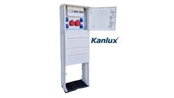 ROZDZIELNICA BUDOWLANA NA FUNDAMENCIE (4X2P+Z, 1X16A/5P, 1X32A/5P) KANLUX RB40x40-K40-00114W-F0-KANLUX-65882